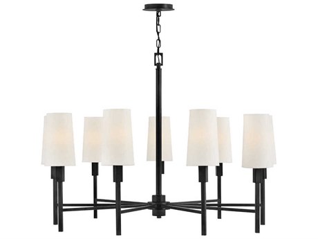 Hinkley Fenwick 9-Light Black Chandelier