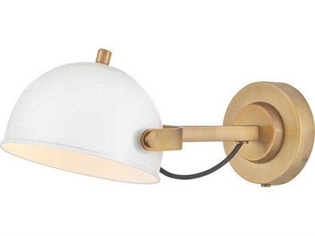Hinkley Spence 1-Light Chalk White Heritage Brass Wall Sconce