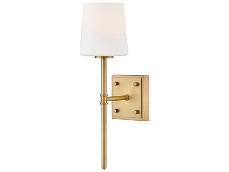Hinkley Saunders 1-Light Lacquered Brass Wall Sconce
