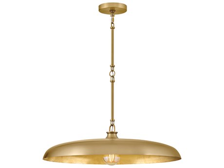 Hinkley Sadie 1-Light Lacquered Brass Dome Pendant