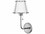 Hinkley Clarke 15" Tall 1-Light Lacquered Dark Brass Matte Grey Wall Sconce  HY4890LDB