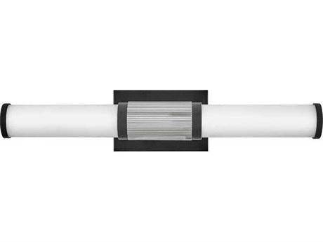 Hinkley Zevi Black Chrome Glass LED Vanity Light