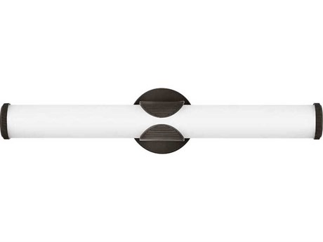 Hinkley Femi Black Oxide Glass LED Vanity Light