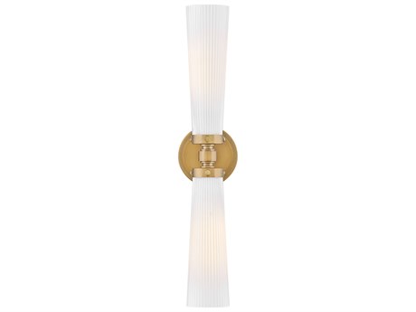 Hinkley Jude 2-Light Heritage Brass Vanity Light