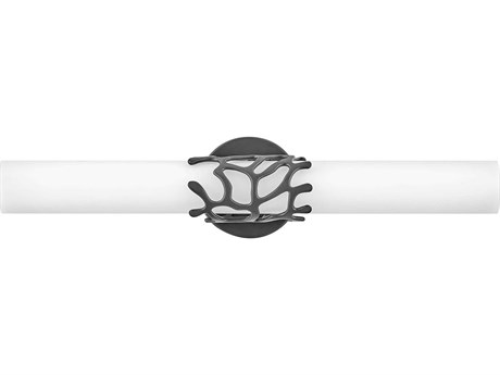 Hinkley Lyra Black Glass LED Vanity Light