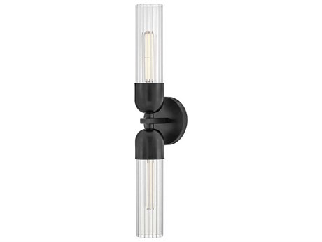 Hinkley Soren 2-Light Black Wall Sconce
