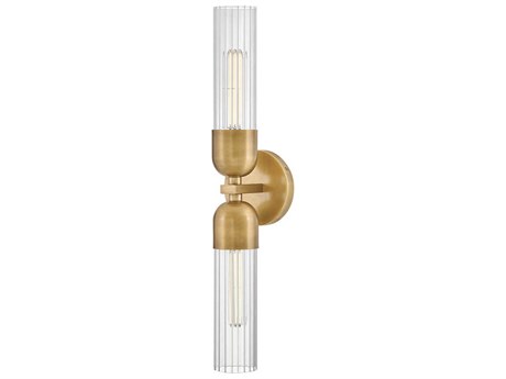 Hinkley Soren 2-Light Heritage Brass Wall Sconce