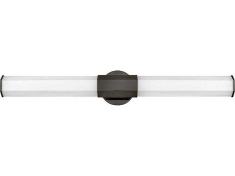 Hinkley Facet Black Oxide Glass LED Vanity Light