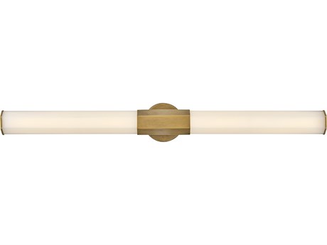 Hinkley Facet Heritage Brass Vanity Light