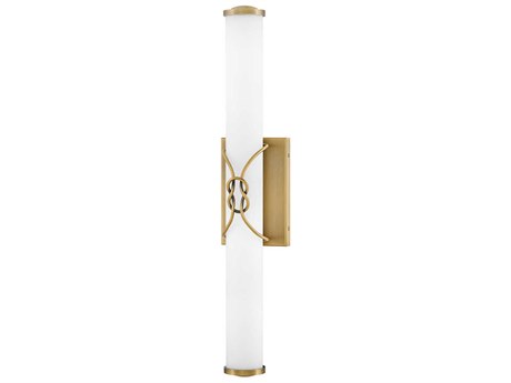 Hinkley Kitts Lacquered Brass Vanity Light