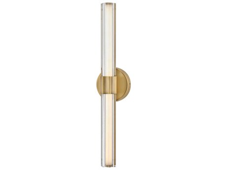 Hinkley Georgette Lacquered Brass Vanity Light