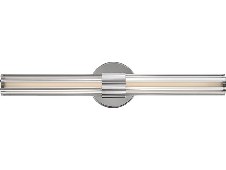 Hinkley Georgette Polished Nickel Vanity Light