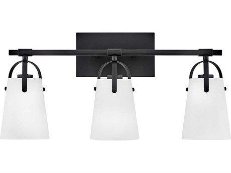 Hinkley Foster 3-Light Black Vanity Light