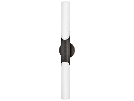 Hinkley Grace Textured Black Oxide Vanity Light
