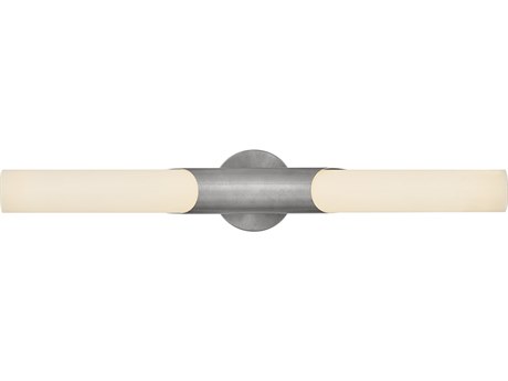 Hinkley Grace Textured Nickel Vanity Light