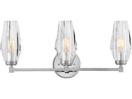 Hinkley Ana 3-Light Polished Nickel Vanity Light