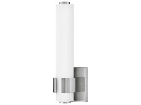 Hinkley Aiden Brushed Nickel Glass LED Wall Sconce