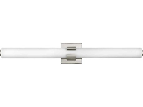 Hinkley Aiden Polished Nickel Glass LED Vanity Light