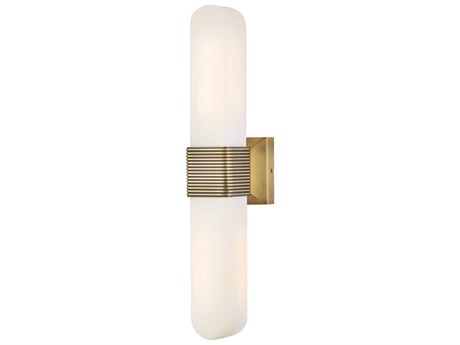 Hinkley Cotes 2-Light Lacquered Brass Wall Sconce