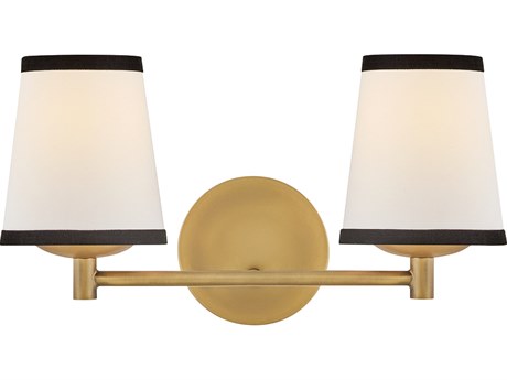 Hinkley Sonia 2-Light Lacquered Brass Vanity Light