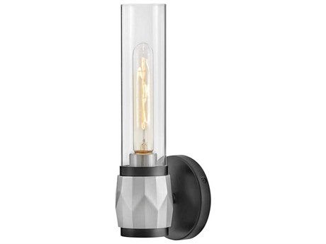 Hinkley Ellison 1-Light Black Brushed Nickel Glass LED Wall Sconce