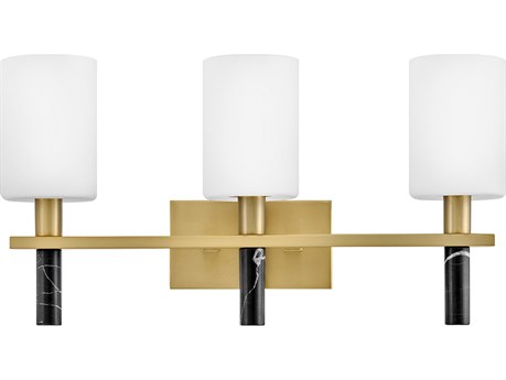 Hinkley Turin 3-Light Lacquered Brass Vanity Light