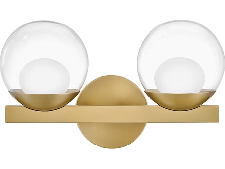 Hinkley Sunni 2-Light Lacquered Brass Vanity Light