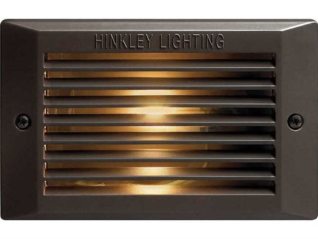 Hinkley Lighting Line Voltage Deck Bronze Outdoor Wall Light
