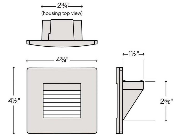Hinkley Luna Outdoor Wall Light Titanium 2