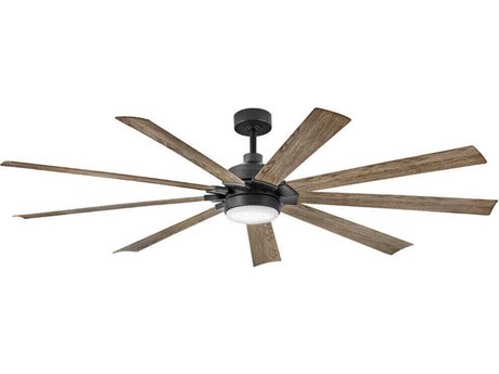 Hinkley Turbine 80" LED Ceiling Fan with Driftwood Baldes