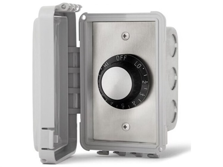 Infratech Value Control Stainless Steel 240 Volt Dual INF20 with Flush Mount & Gang Box