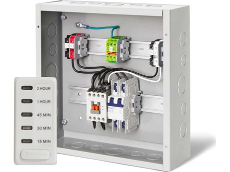 Infratech Single Contractor Panel CP-6000-1X with Timer built with 20 AMP Breaker