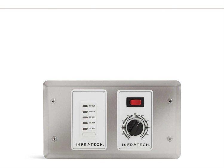 Infratech Solid State Gray Steel 1 Zone Remote Control with Digital Timer