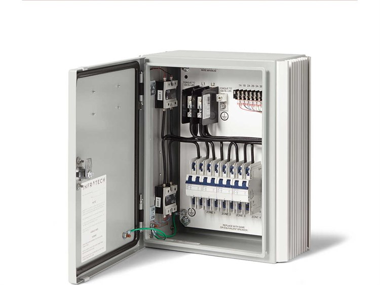 Infratech Solid State Steel Gray 5 Relay Panel Requires Analog Control