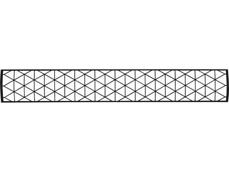 Infratech Dual Element Stainless Steel Black 39'' Contemporary Motif Upgrade Kit