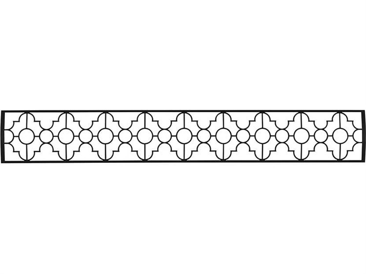 Infratech Dual Element Stainless Steel Black 39'' Mediterranean Motif Upgrade Kit