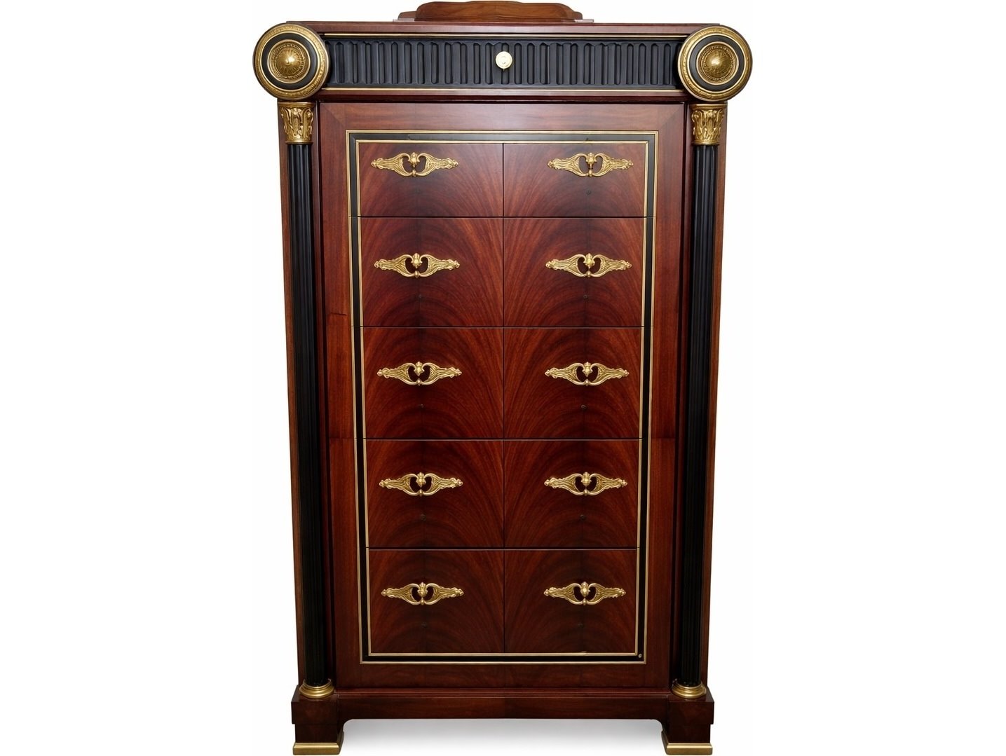 Infinity Furniture Import E-10 Brown Solid Wood Accent Chest