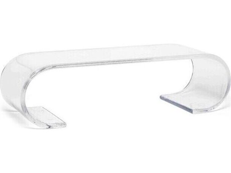 Interlude Home Chelsea Rectangular Acrylic Clear Coffee Table