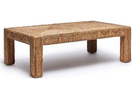 Interlude Home Laguna Rectangular Light Satin Coffee Table