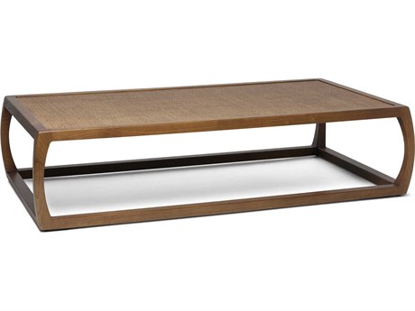 Interlude Home Wandsworth Rectangular Wood Pecan Coffee Table
