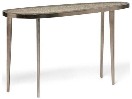 Interlude Home Jan Glass Twilight Bronze Console Table