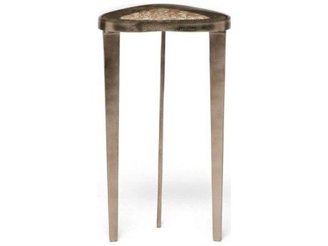 Interlude Home Jan Glass Twilight Bronze End Table