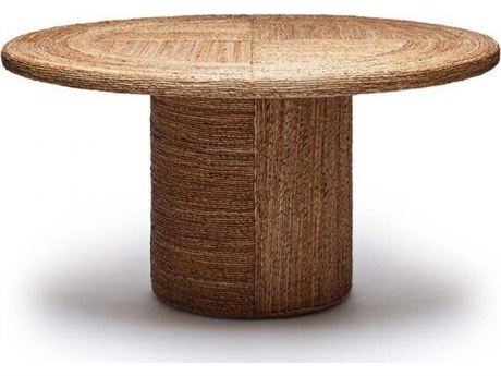 Interlude Home Laguna Round Light Satin Dining Table