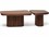 Interlude Home Carrabelle Rectangular Wood Saddle Coffee Table  IL155204