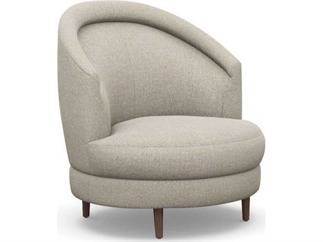 Interlude Home Capri Swivel Beige Accent Chair