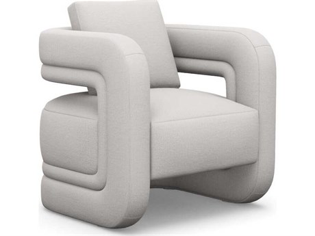 Interlude Home Scillia Beige Accent Chair