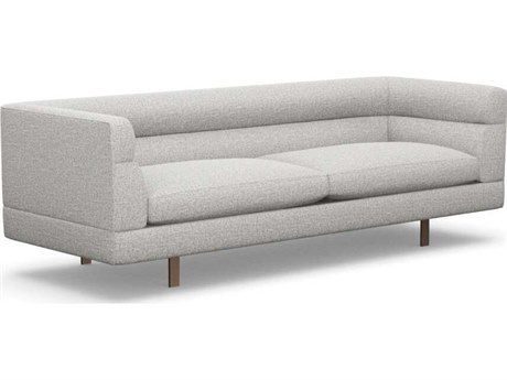 Interlude Home Ornette Storm Bronze Gray Upholstered Sofa