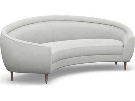 Interlude Home Capri Fresco Icy Grey Upholstered Sofa