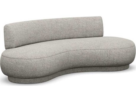 Interlude Home Nuage Rock Gray Upholstered Sofa