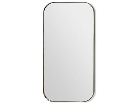 Interlude Home Aalina Brushed Brass Wall Mirror Rectangular